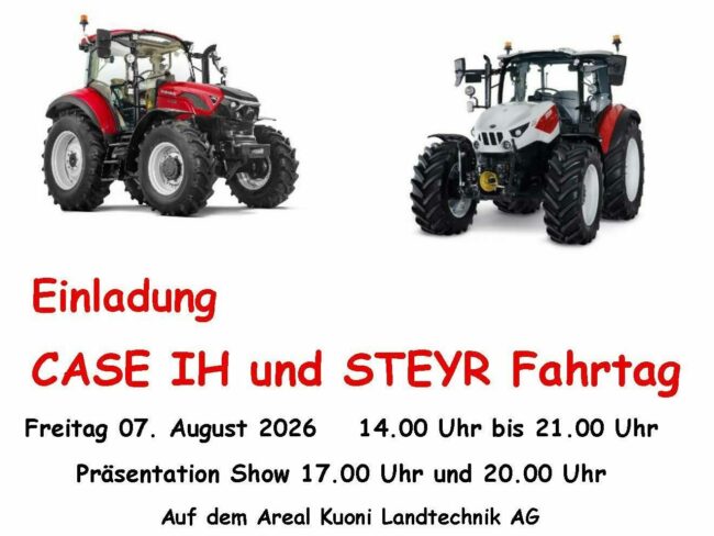 CASE IH und STEYR Fahrtag