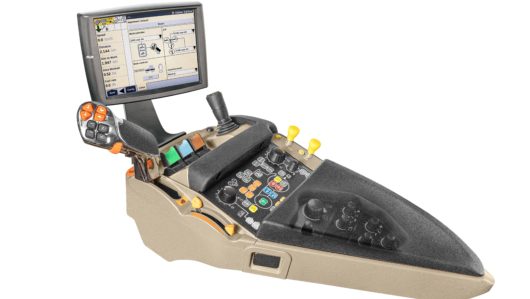 Multicontroller armlehne screen white bg