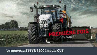 Steyr 6200 Impuls CVT - Premiere in der Schweiz