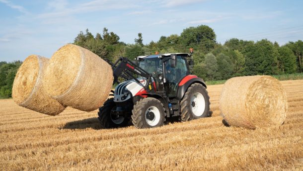 Steyr 4120 expert cvt sf loader 2007 at 7309197 3000 2000