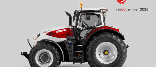 STEYR Traktoren 6440 Cervus CVT Red Dot winner